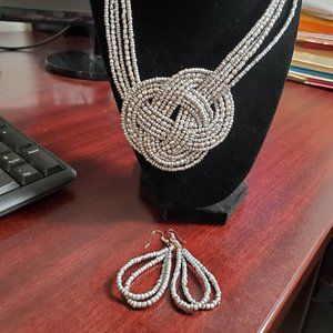 3for$35 Silver knot Set